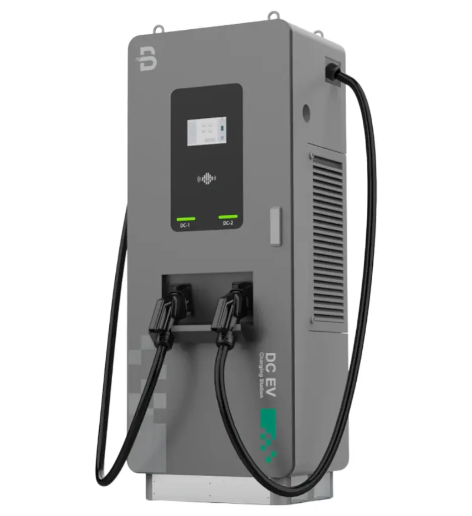 Carregador rápido DC 60 kW EBV BMDC60-D — vista frontal