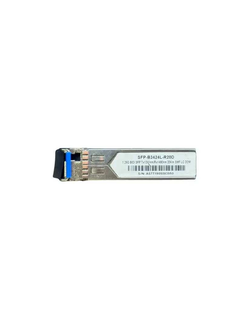 Modulo Gbic SFP+ 1,25G SM 20KM 1330NM-1490NM Bidirecional / Lado A 