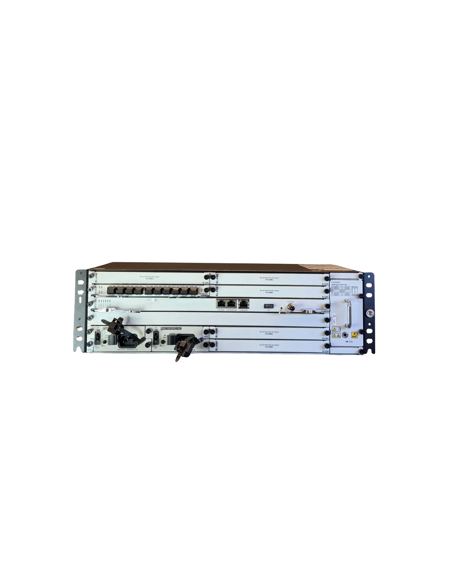 Roteador Huawei Ne8000 M8 R022 | Bgp/mpls | AC | Controladora IPU 480g | Placa  10 Portas SFP+ 10g | Licença Foudation [ Kit ]