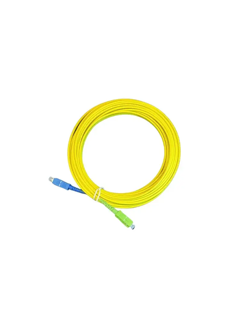 Cordão Óptico SM | SC-UPC para SC-APC | 3.0mm | 10 Metros