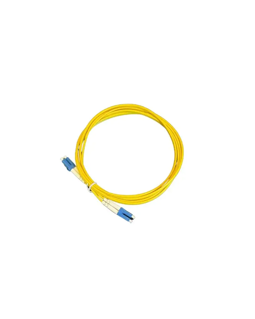 [IURON-CAB-341] Cordão Óptico SM/MM | Iuron | LC-UPC para LC-UPC | Dx SM | 3.0mm  2 Metros | Duplex