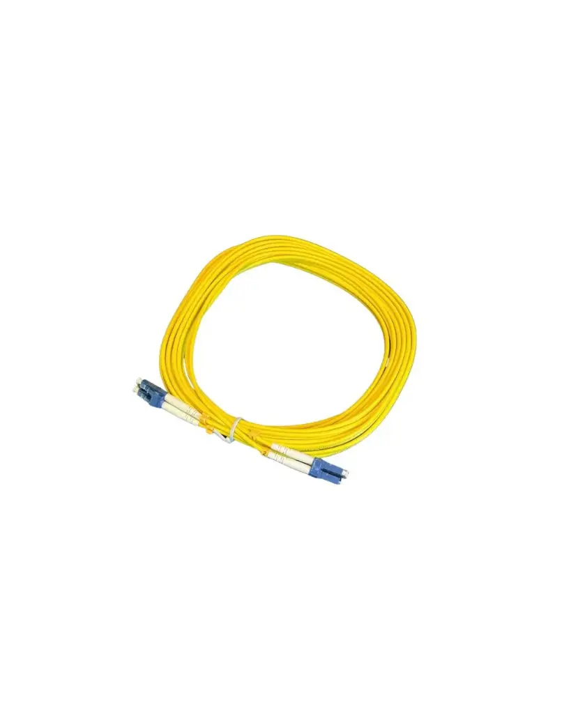 Cordão Óptico SM/MM | Iuron | LC-UPC para LC-UPC | Dx Sm | 3.0mm 5 Metros | Duplex