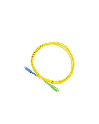 [GEN-CAB-351] Cordão Óptico SM | SC/UPC para SC/APC | 3.0mm | 2 Metros
