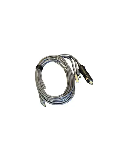 [STL-CAB-460] Cabo | Starlink | 3 em 1 Dc | com Carregador carro tipo C | cabo para v4 Satelite Internet | 5 Mts