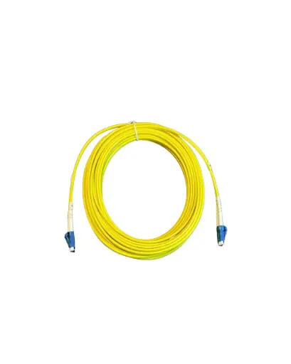 [GEN-CAB-339] Cordão Óptico SM/MM | LC-UPC para LC-UPC | Duplex | 3.0mm | 10 Metros