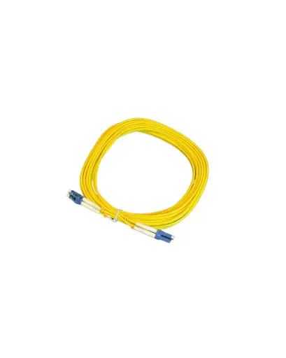 [GEN-CAB-340] Cordão Óptico SM/MM | LC-UPC para LC-UPC | Duplex | 3.0mm | 5 Metros